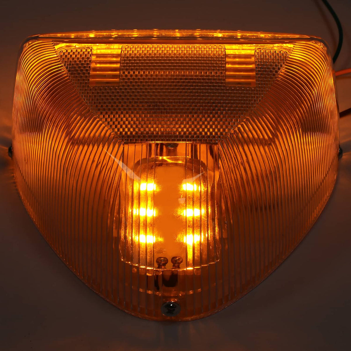 Solid Spare Pair 31 LED Turn Signal Light -Amber LED/Clear Lens RH LH For Peterbilt 379 359