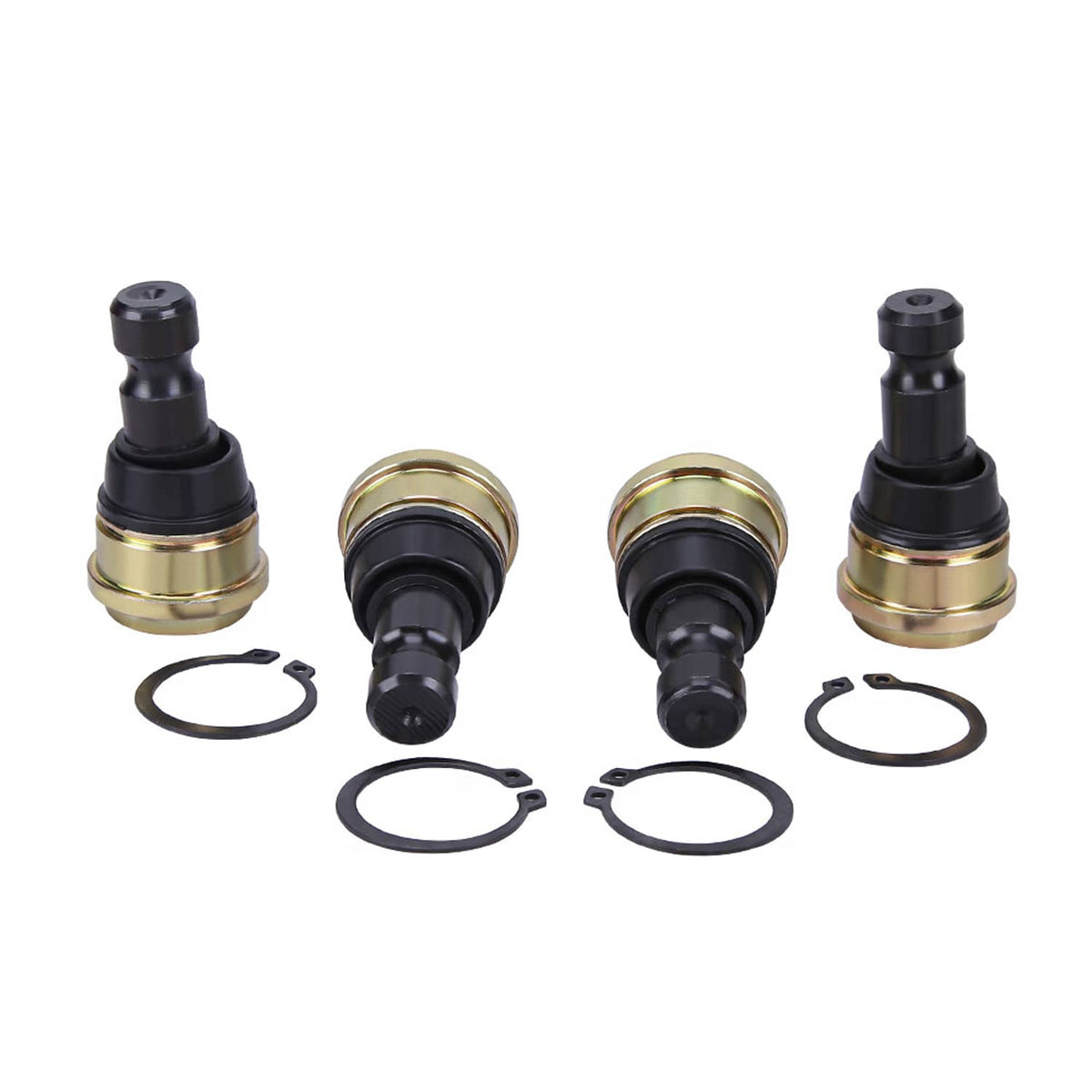 Solidspare 4 Pack Style Upper Lower Front Ball Joints for Polaris RZR 570 800 All Models