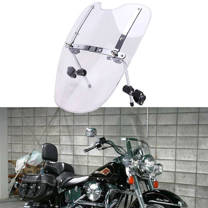 Solidspare Front Windscreen Windshield & Bracket Fits For Harley Sportster  XL 883 1200