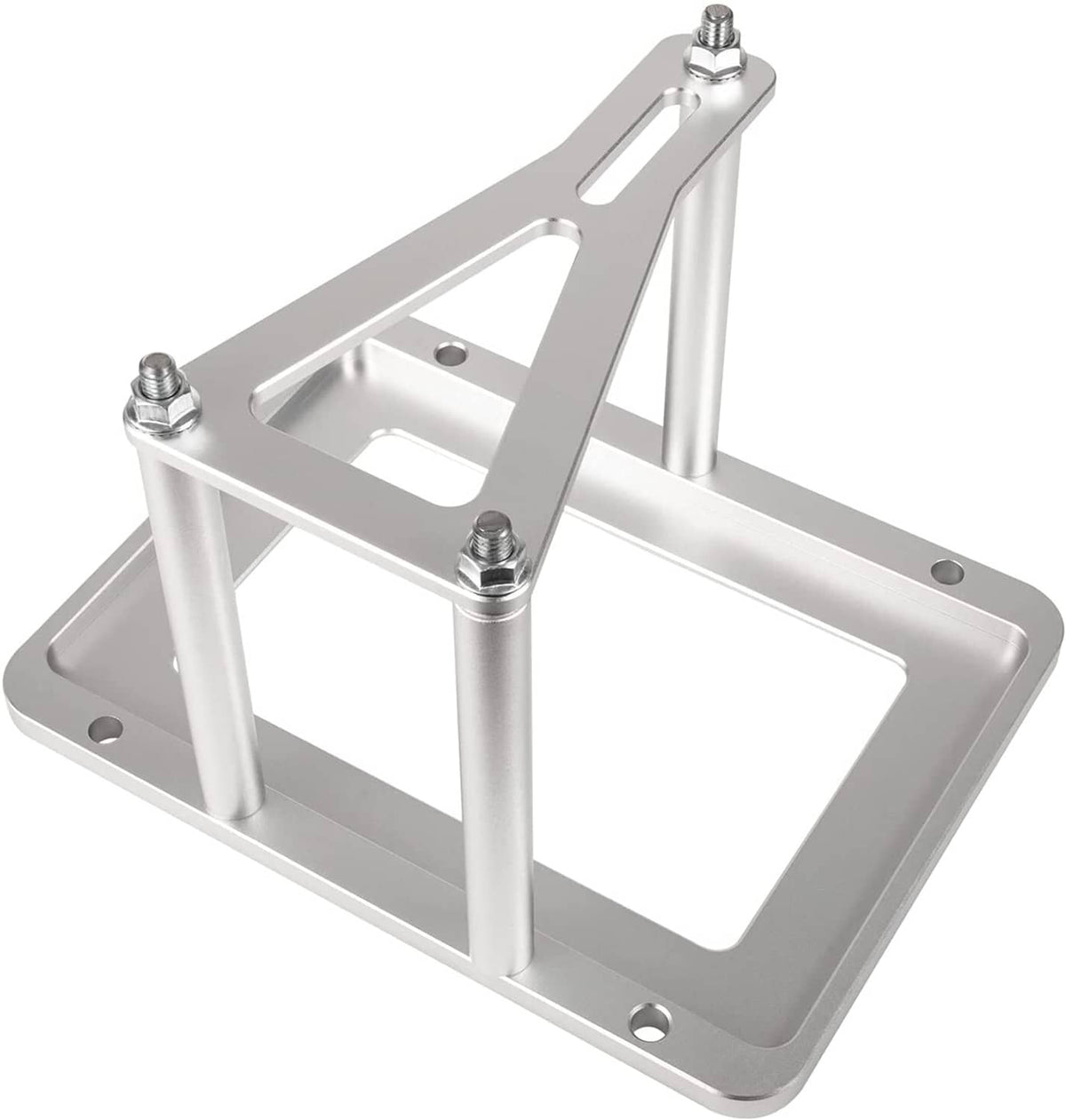 Solid Spare Universal Aluminum Battery Tray Hold Down Trunk Relocation Box 551181