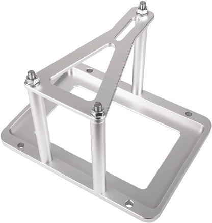 Solid Spare Universal Aluminum Battery Tray Hold Down Trunk Relocation Box 551181