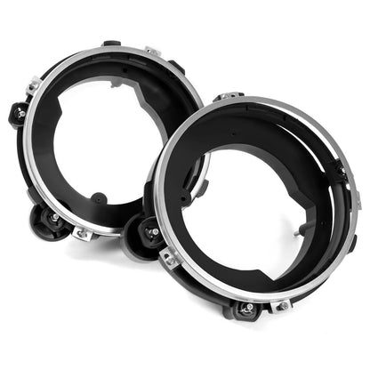 Solid Spare Left & Right Side Headlight Bulb Brackets Buckets For Jeep Wrangler 1997-2006