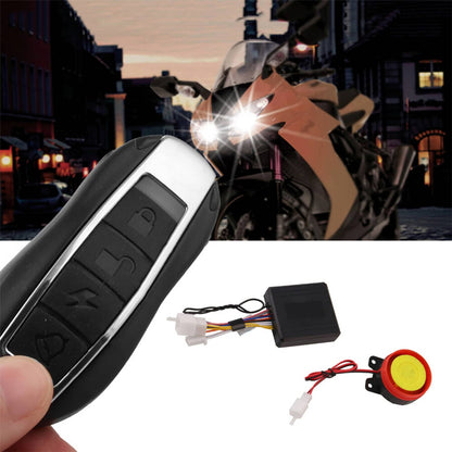 Solidspare Universal 12V Motorcycle Alarm System Anti-theft Security Start Control Remote
