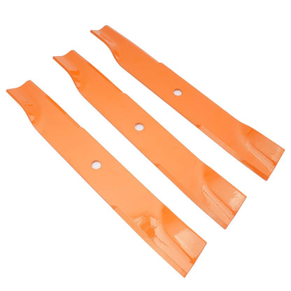Solidspare 3Pcs 17.5" Deck Blades For Hustler 52" Z/ Super Z/ Raptor 603995 795526 783753