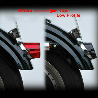 Solidspare Smoke LED Tail Light Brake Rear for Harley Road King Electra Glide Tour Dyna FXR