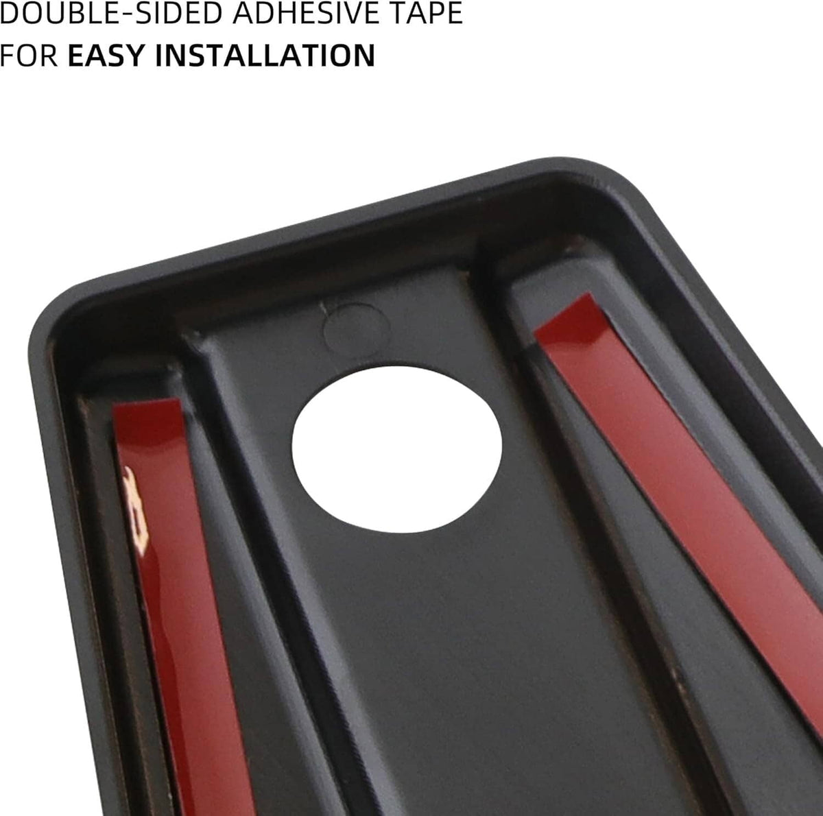 Solid Spare Exterior Door Hinge Cover & Hood Hinge Trim for Jeep Wrangler JK JKU 2007-2017