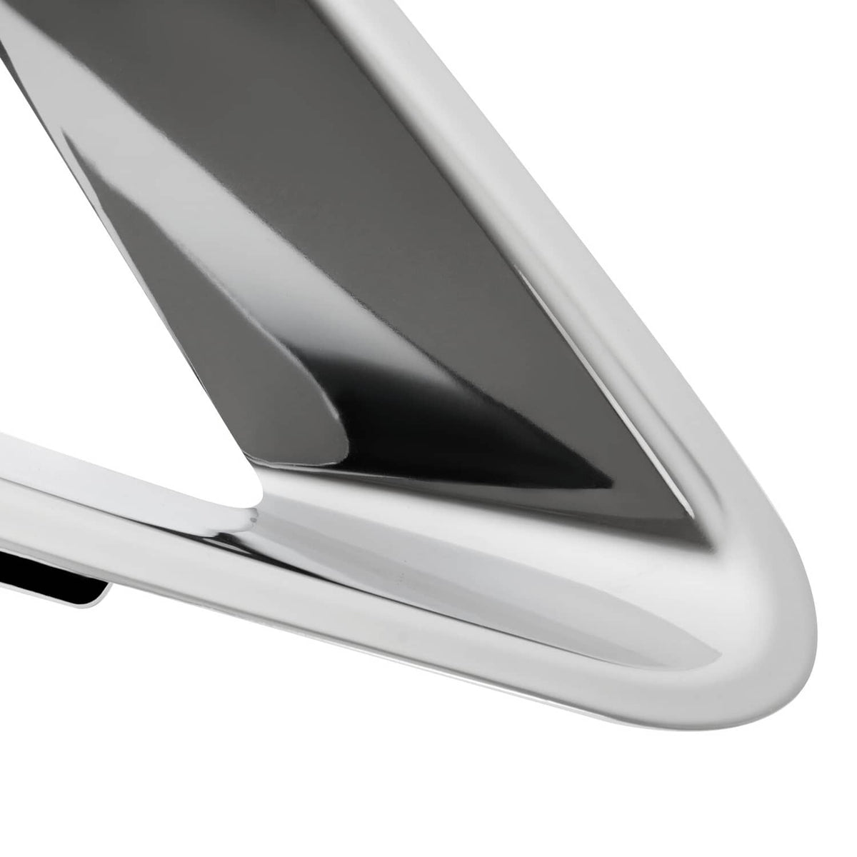 Solid Spare Left & Right Chrome Headlight Bezel Trim For Freightliner Columbia 2001-2017