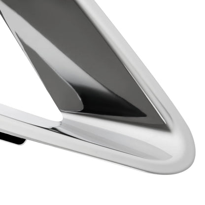 Solid Spare Left & Right Chrome Headlight Bezel Trim For Freightliner Columbia 2001-2017