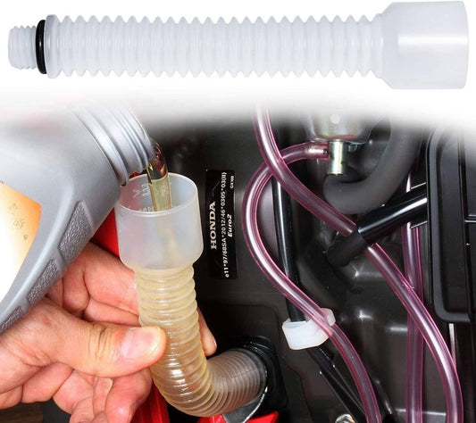 Solid Spare Mess Free Oil Change Funnel Flexible Pipe fits for Honda Generator EU SD EB EG