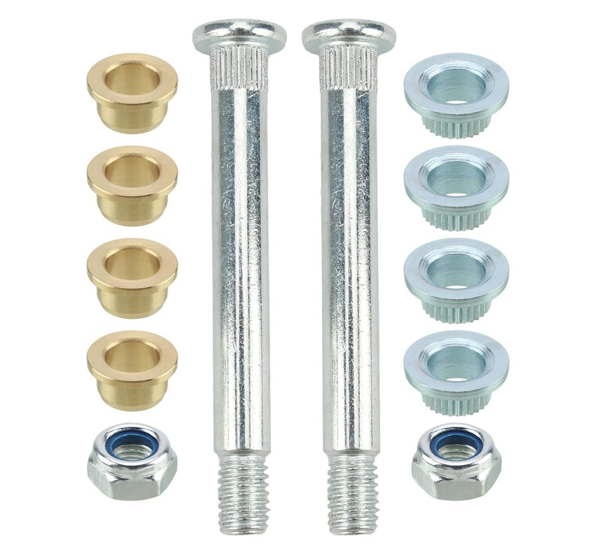 Solidspare Front Door Hinge Pin & Bushing Repair Kit 2 pin 1 Door For Ford Lincoln Mercury