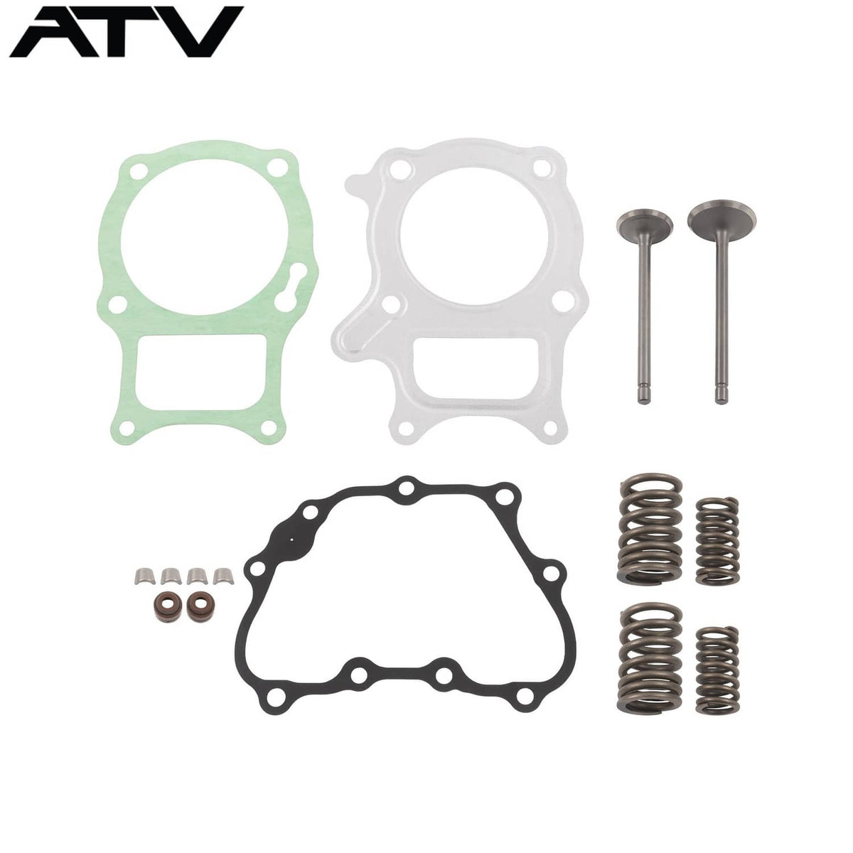 Solidspare Intake Exhaust Cylinder Gasket Kit for Honda TRX250EX Sportrax 250 2001-08