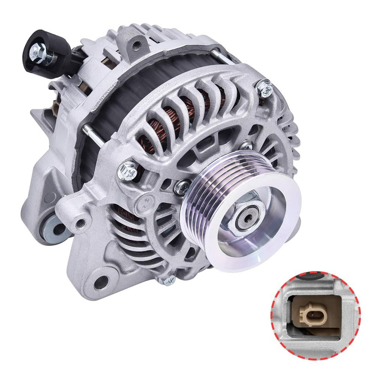 Solidspare 12V 95A CW Alternator For 2012-2015 Honda Civic 1.8L 2013-2015 Acura ILX 2.0L