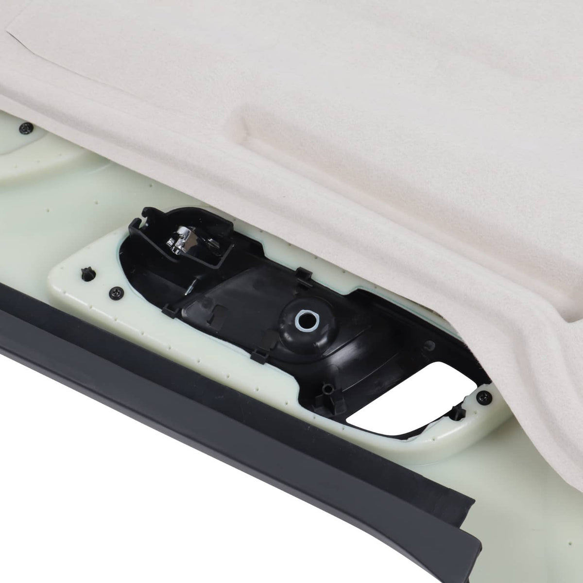 Solidspare Interior Front Door Trim Panel Driver Side 84127285 For GM Ebony 2010-2014 Black