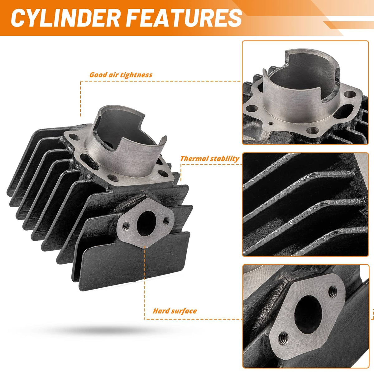 Solidspare For Suzuki Quadmaster 50 LTA50 2x4 2002-2005 Cylinder Piston Gasket Top End Kit