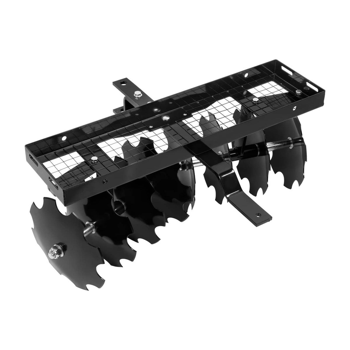 Solidspare Rear Disc Harrow 11" Steel Tow For Universal Tractor Sleeve Hitch Attachment