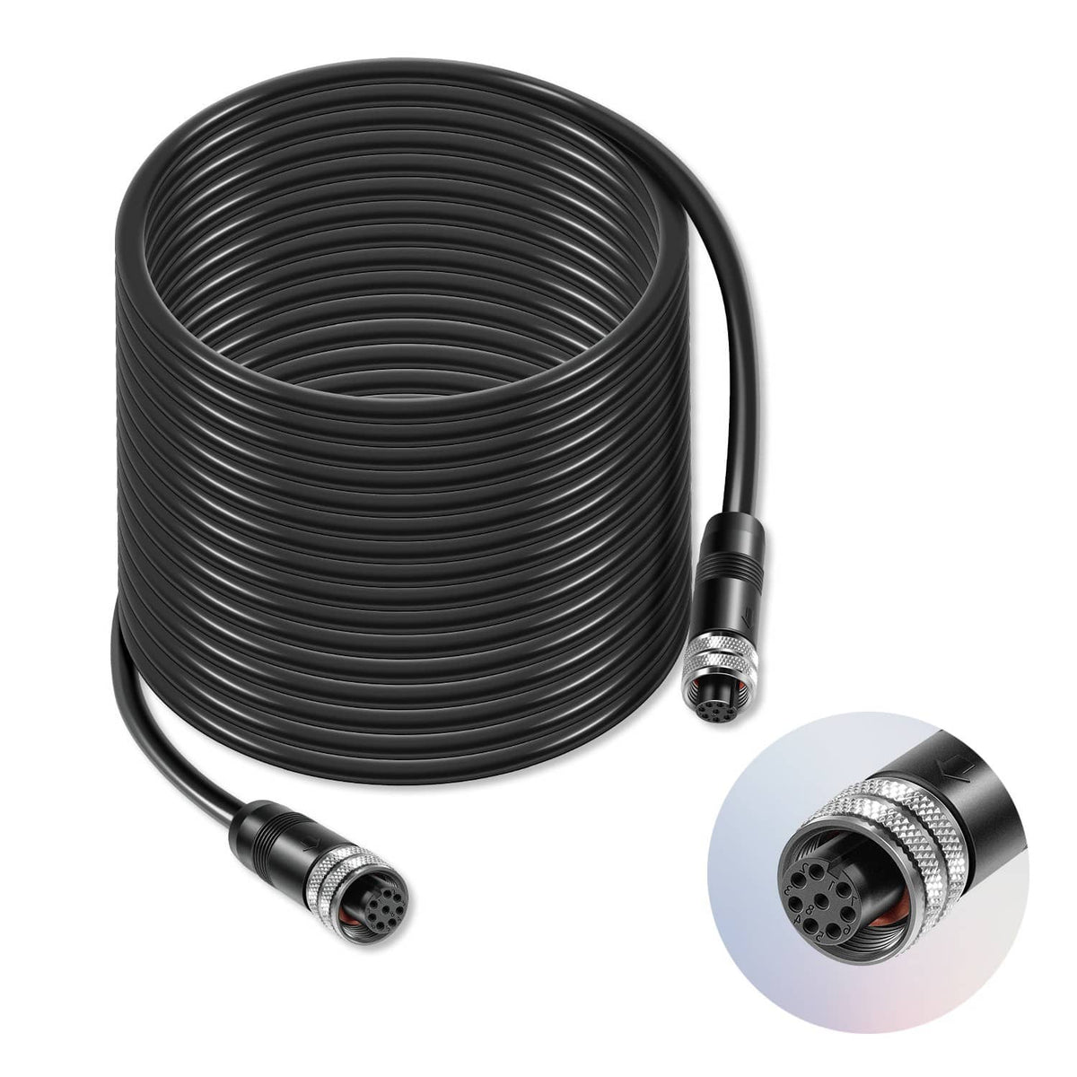 Solidspare Replace for Humminbird 720073-4 Boat Ethernet Cable AS EC 30E Ethernet Cord 30ft