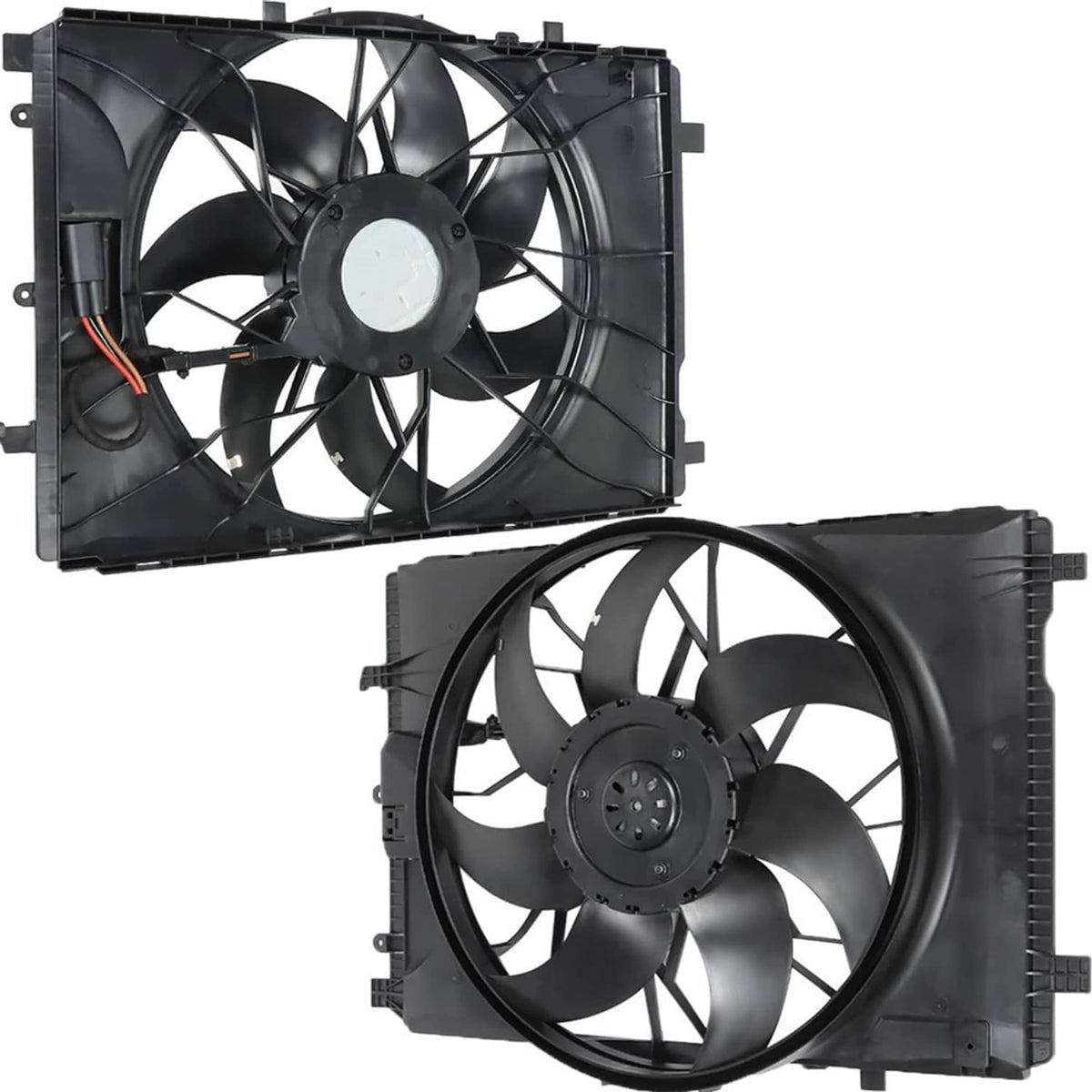 Solidspare New Radiator Cooling Fan For 2010-14 Mercedes-Benz C250 C300 C350 C63 AMG GLK350