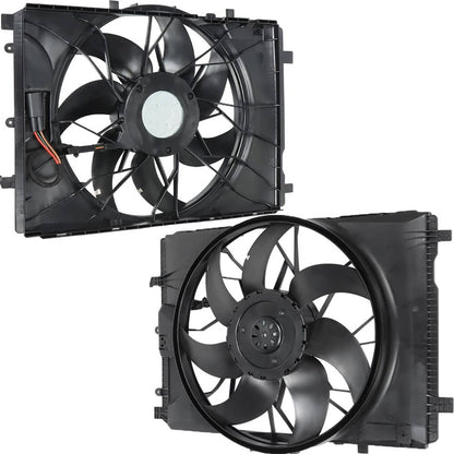 Solidspare New Radiator Cooling Fan For 2010-14 Mercedes-Benz C250 C300 C350 C63 AMG GLK350
