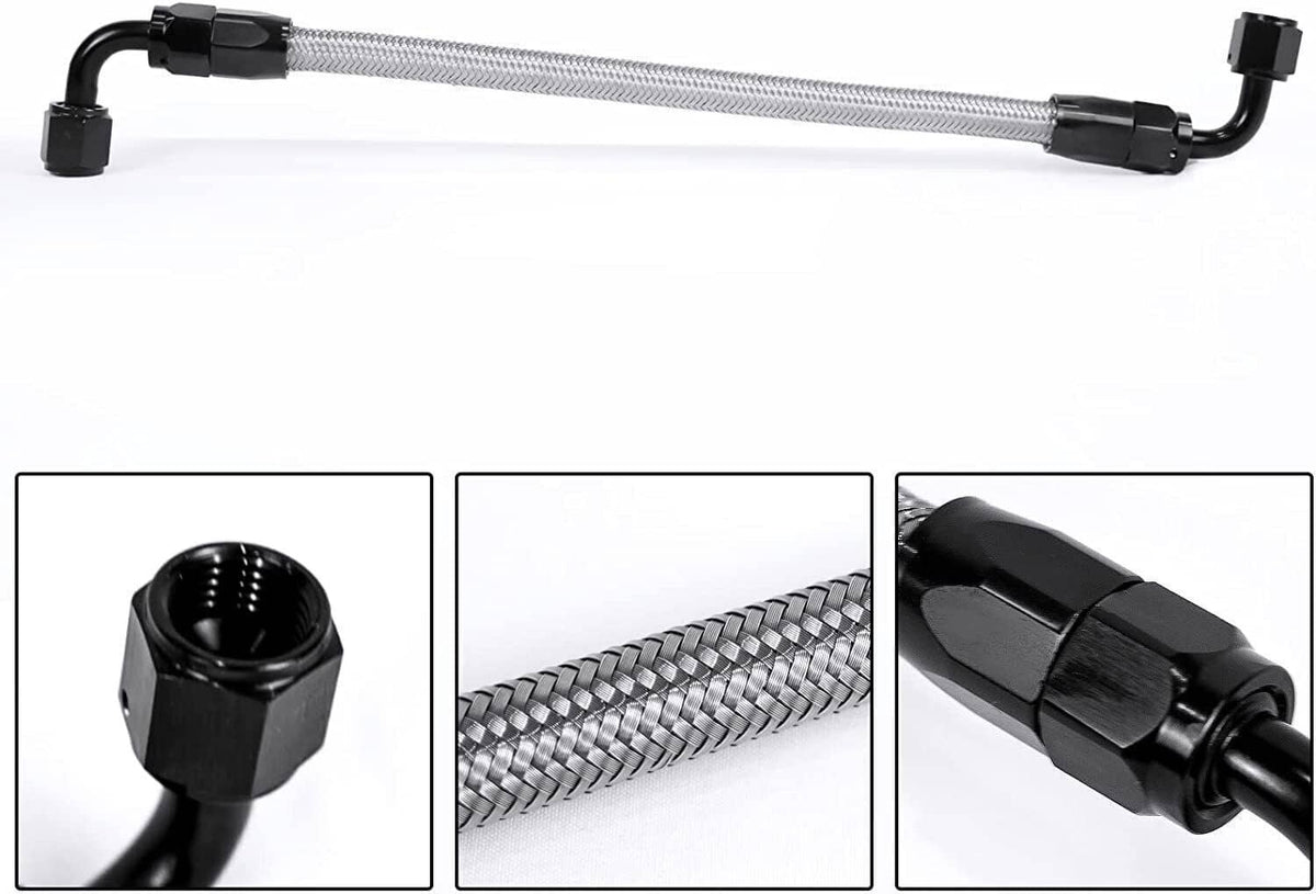 Solidspare Billet Fuel Rail Kit for LS LS1 LS2 LS3 LS6 Intake Manifold +Hardware Black New