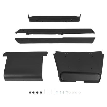 Solidspare For EZGO TXT 00-13 Golf Cart Trim Kit Access Rocker Panel Bumper #750273PKG