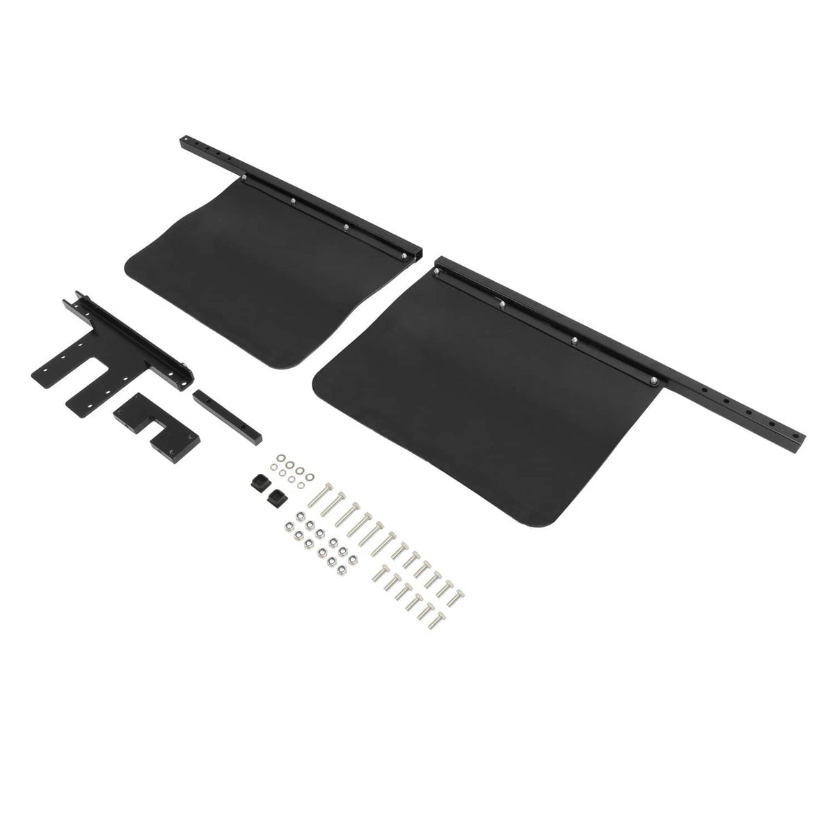 Solid Spare 24x18" Truck Hitch Mount Mud Flap Fit 2" Hitch Receivers Easy to Install Remove