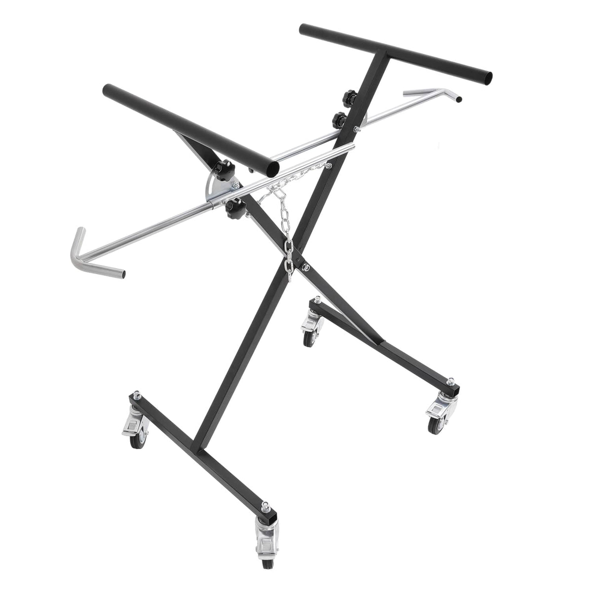 Solid Spare Adjustable Folding Auto Body Bumper Stand Mobile Storage Rack Parts Carts