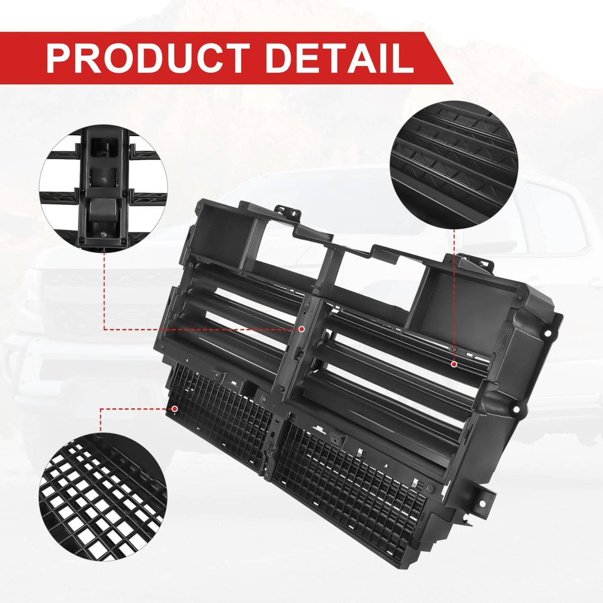 Solidspare Active Grille Shutter W/MOTOR 84651500 For 2017-22 Chevrolet Colorado GMC Canyon