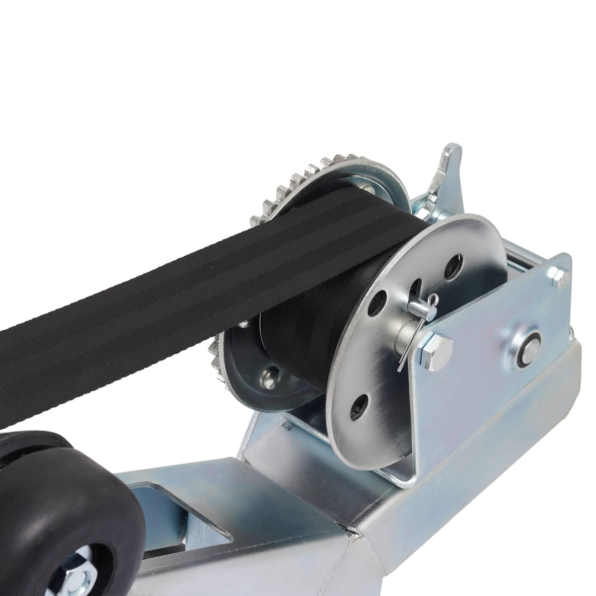 Solidspare Adjustable Winch Stand Winch Post W/ 1400lbs Winch Roller For Boat Trailers