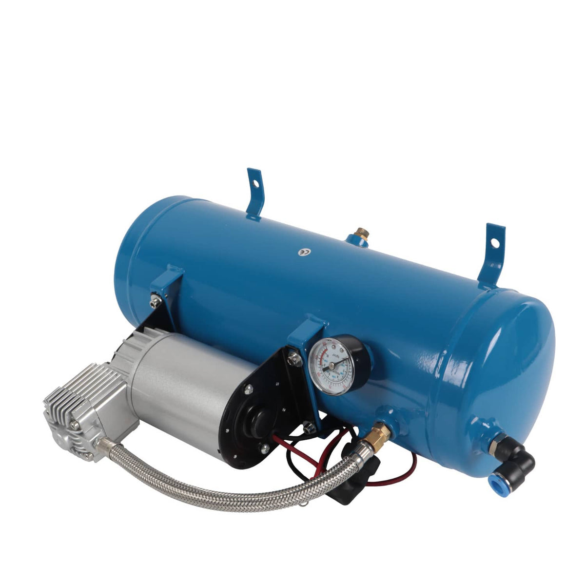 Solidspare 150PSI AIR COMPRESSOR WITH 6 LITER TANK DC 12V FOR TRAIN HORNS MOTORHOME TIRES