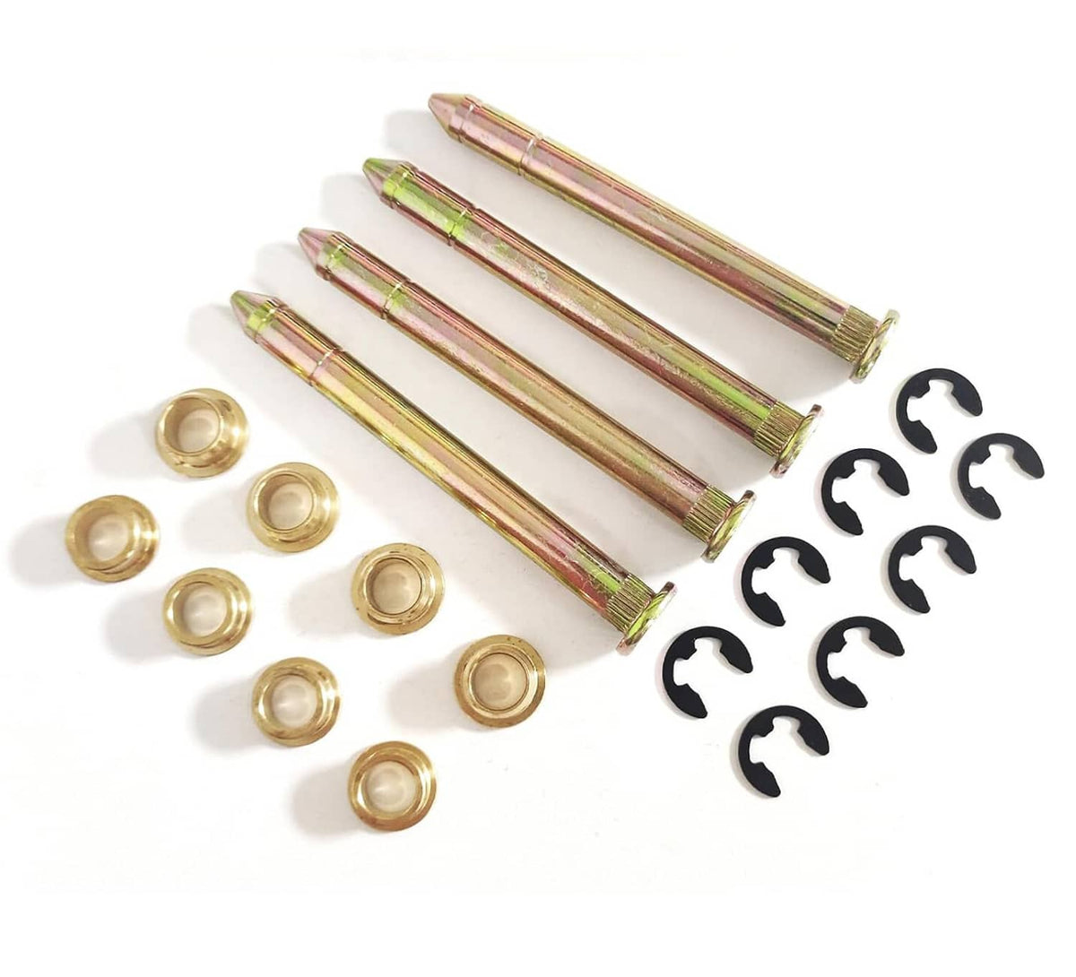 Solidspare Door Hinge Pins & Pin Bushing Kit Replacement For Ford F150 F250 F350 Bronco New
