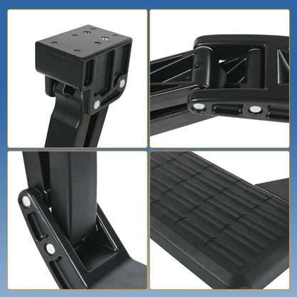 Solidspare Rear Tailgate Bed Side Step Retractable Bumper Step For Dodge Ram 1500 2500 3500