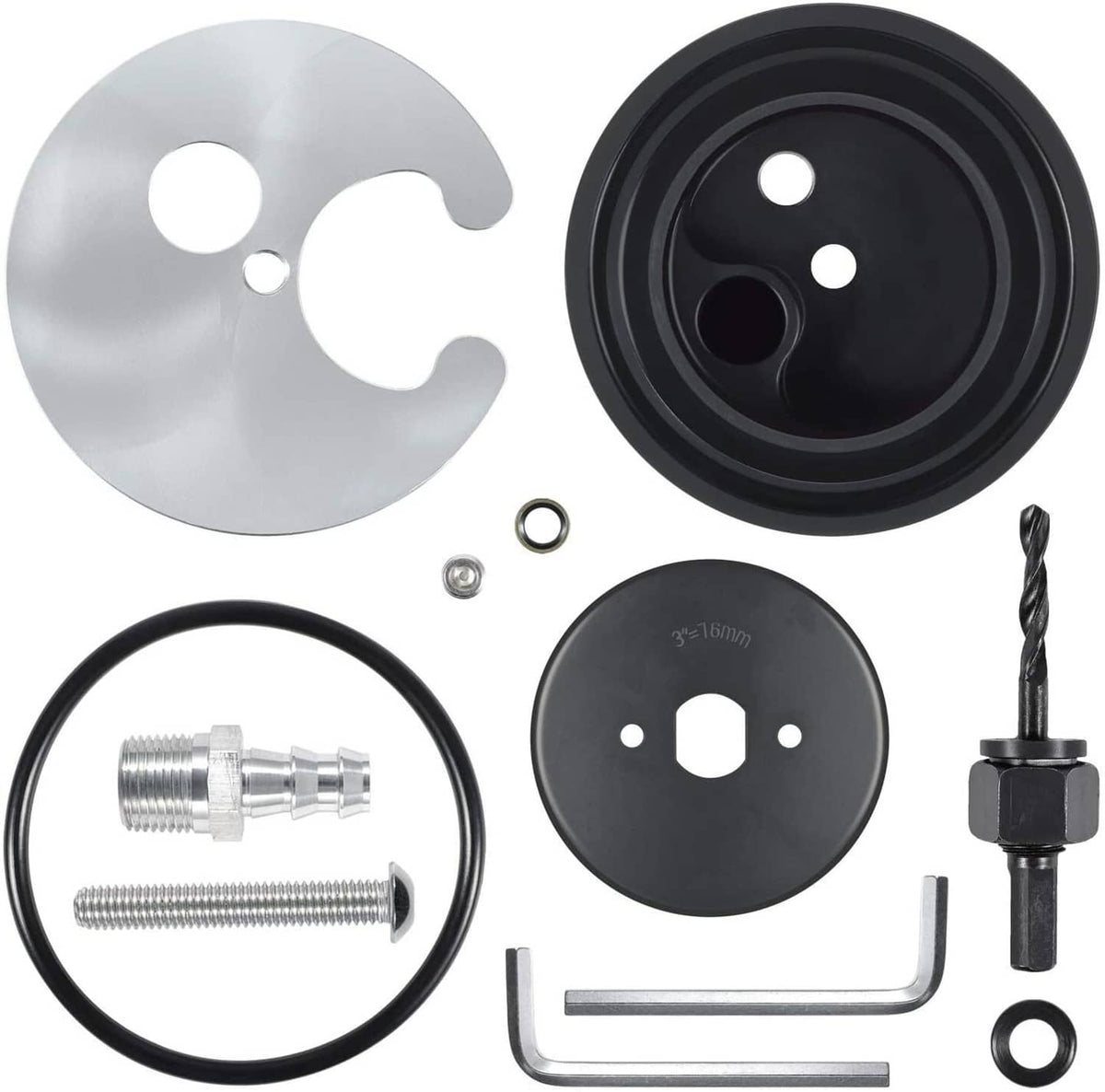 Solid Spare Fuel Tank Sump Kit for Cummins Powerstroke Duramax FASS Airdog Pump Diesel & Gas