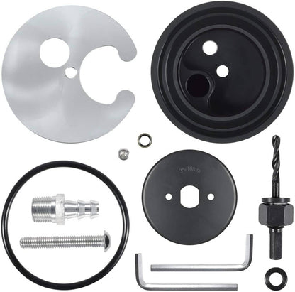 Solid Spare Fuel Tank Sump Kit for Cummins Powerstroke Duramax FASS Airdog Pump Diesel & Gas