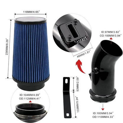 Solidspare 4" Oiled Cold Air Intake Kit For 2011-2016 Ford F250 Powerstroke Diesel 6.7L NEW