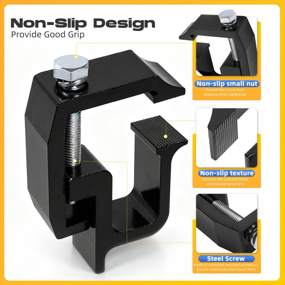 Solid Spare 8Pcs Truck Cap Topper Camper Shell Mounting Clamps Aluminum Truck Bed Clamp