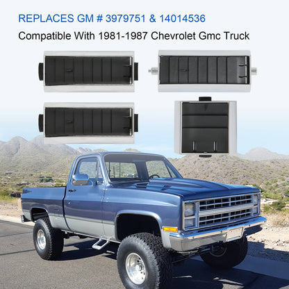 Solidspare FOR 1981 1982 1983 1984 1985 1986 1987 CHEVY GMC TRUCK A/C DASH VENT SET 4 PCS