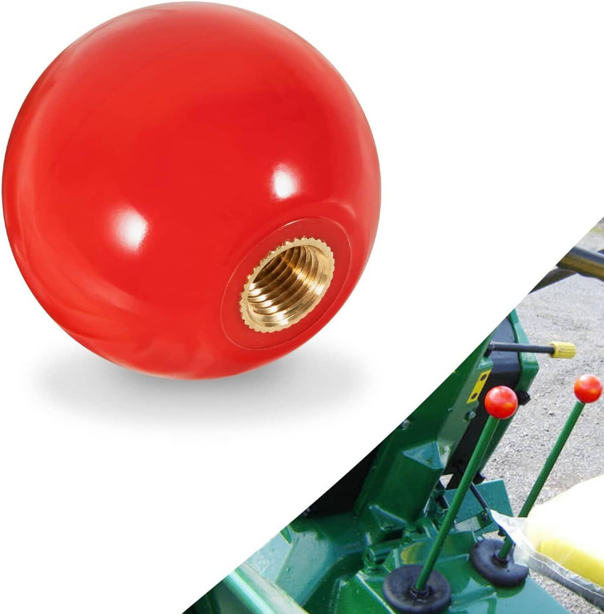 Solid Spare Gearshift Knob R50864 R153875 R161382 for JD 1020 2020 2640 2755 4430 4455 8430