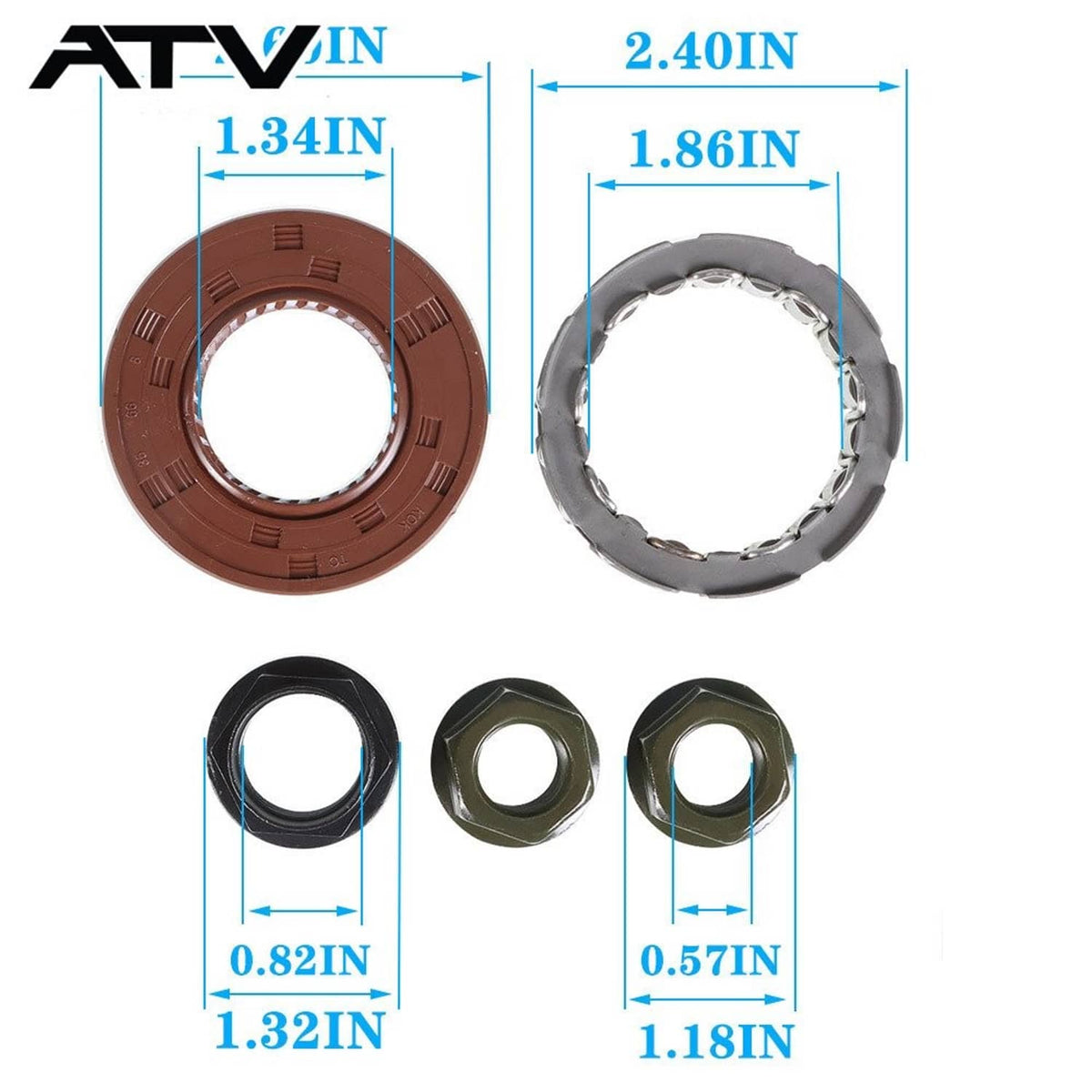 Solidspare For 04-07 Yamaha Rhino 660 Wet Clutch Drum Housing & Primary Sheave & Pad Shoe