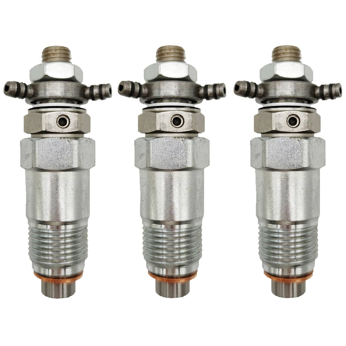 Solid Spare 3X 15271-53020 Fuel Injector for Kubota Engine V1902 V1702 D750 D850 D950 D1402