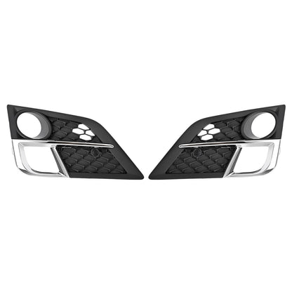 Solid Spare Pair For Honda Odyssey 2018 2019 2020 Front Bumper Fog Lights Chrome Trim Cover