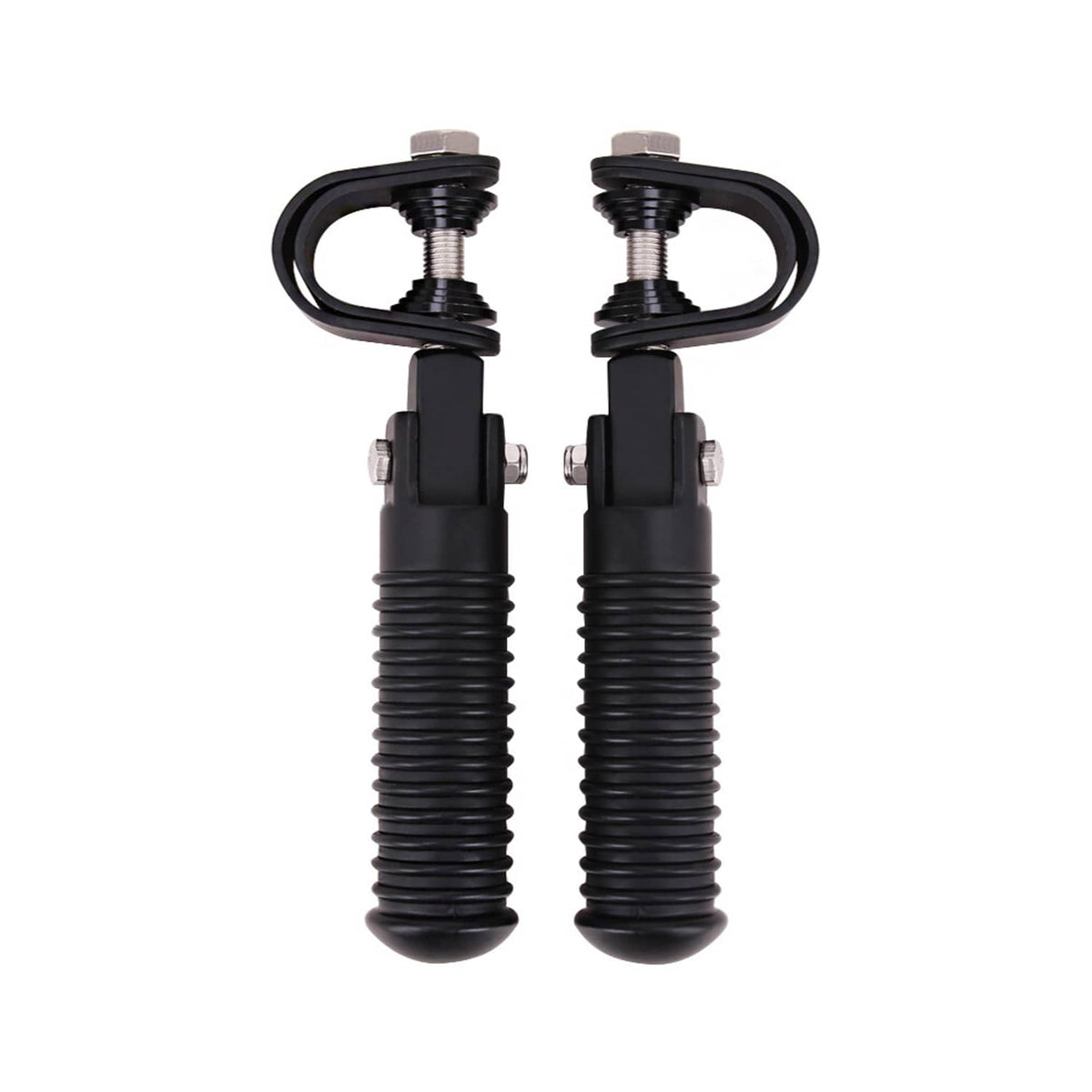Solidspare Foot Pegs 1"~1-1/4" Highway Engine Guard Crash Bar For Harley Touring Kawasaki