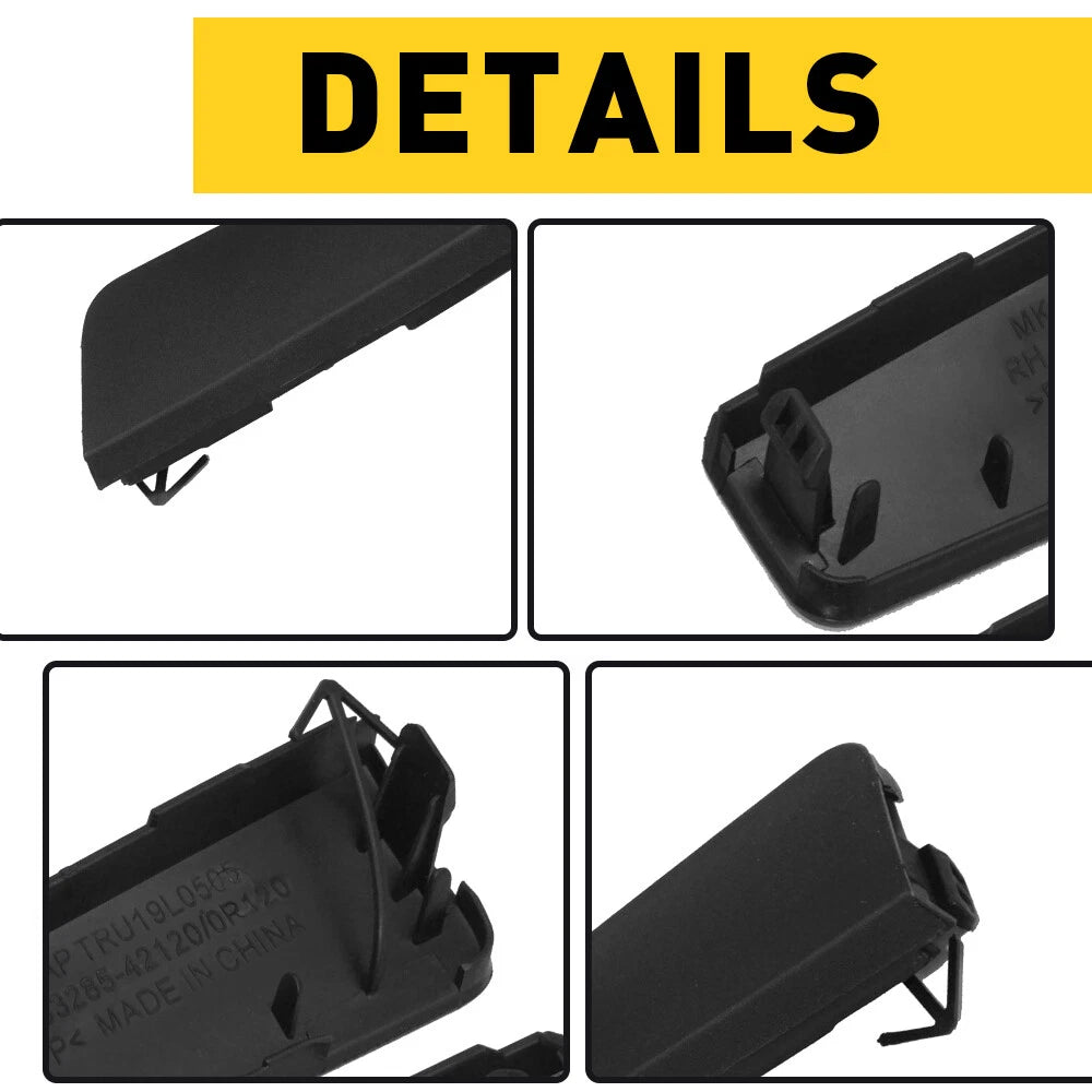 For 2019 2020 2021 2022 2023 Toyota RAV4 2X Front Bumper Tow Hook Eye Cover Cap