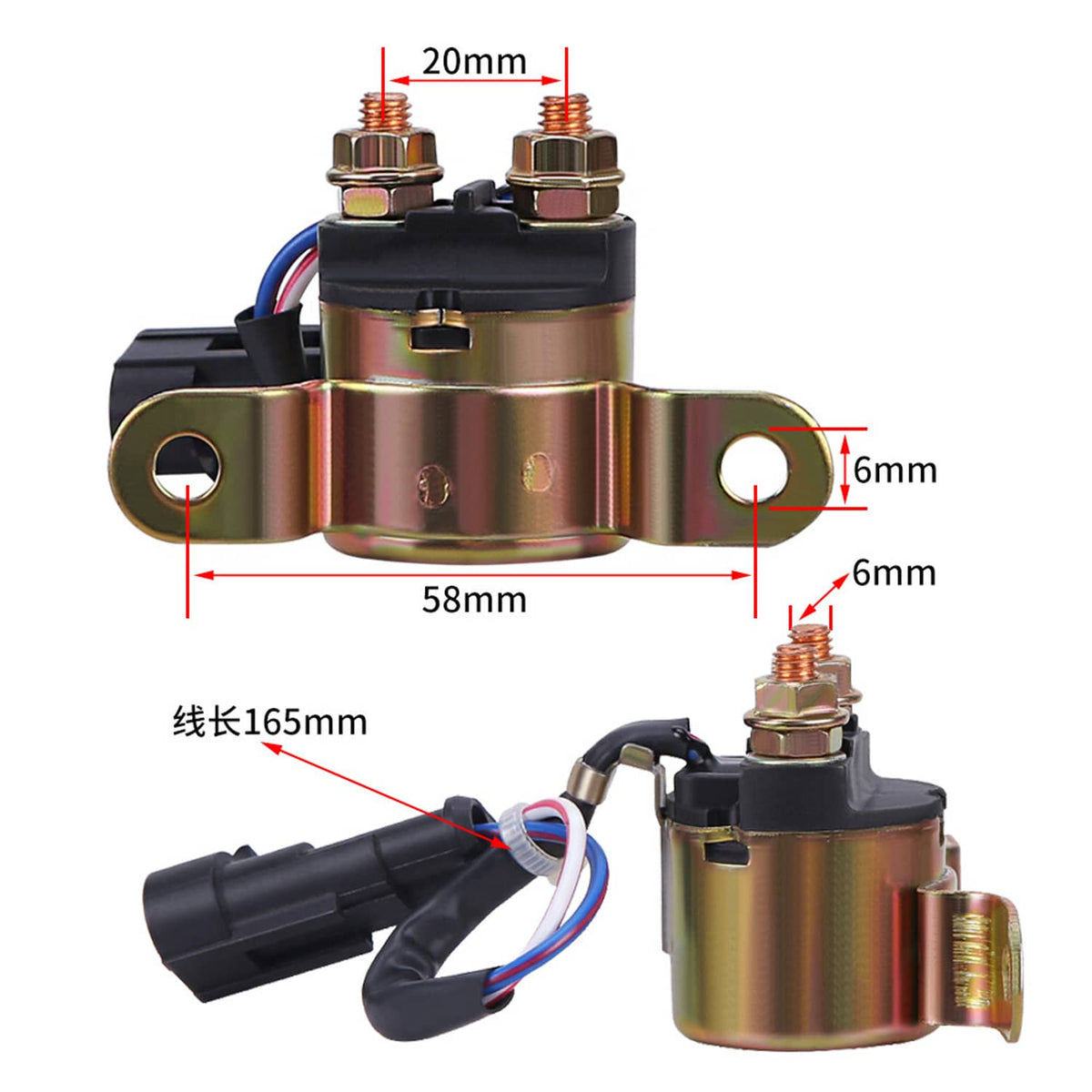 Solidspare Starter Solenoid Relay For Polaris Sportsman 500 800 Ranger RZR 4012001