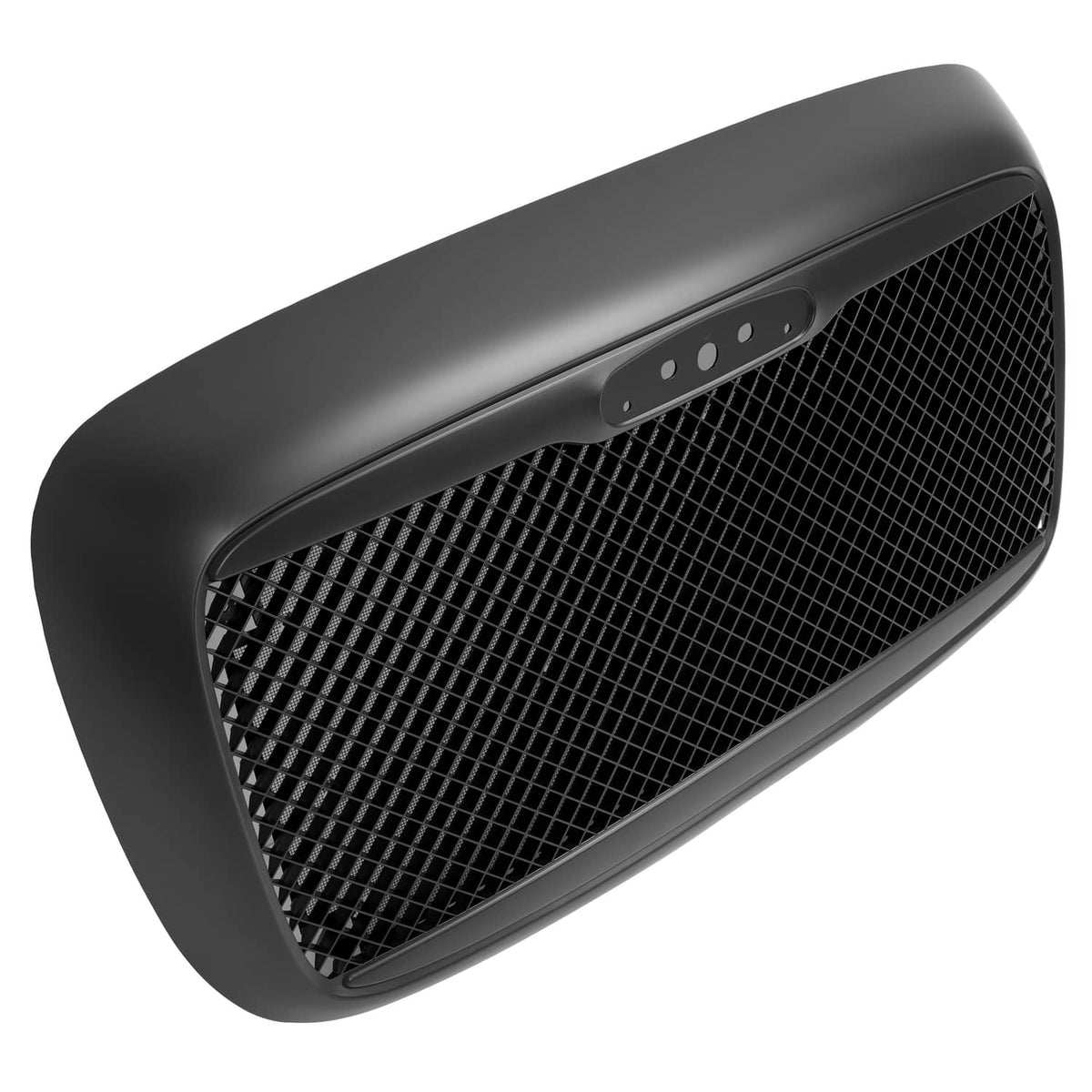 Solid Spare For Freightliner Columbia 00-12 Black Front Bumper Upper Grille Mesh Style Grill