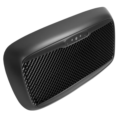 Solid Spare For Freightliner Columbia 00-12 Black Front Bumper Upper Grille Mesh Style Grill