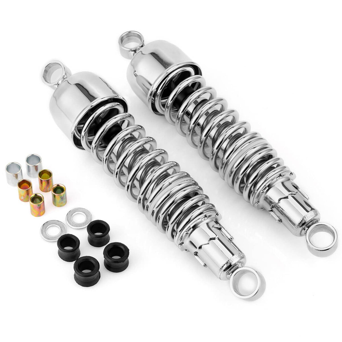 Solidspare 13" Chrome Rear Shock Abosorber for Harley Sportster XL 883 1200 48 72 1988-2023