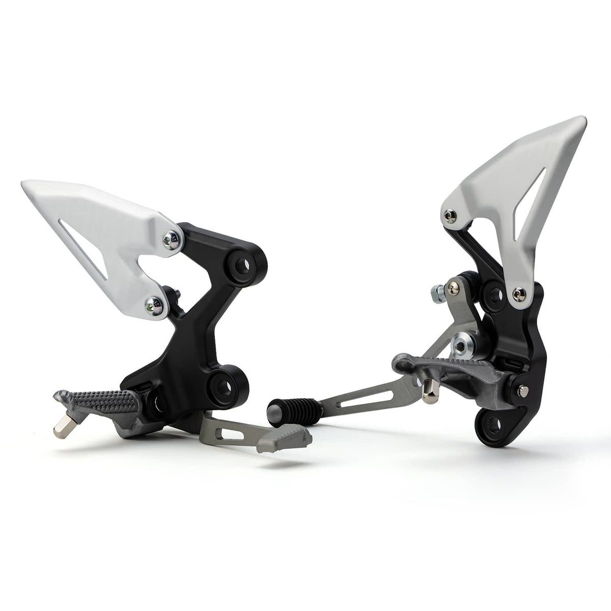 Solidspare Chrome Front Driver Footrests Bracket For Kawasaki Ninja 400 18-24 Z400 19-24