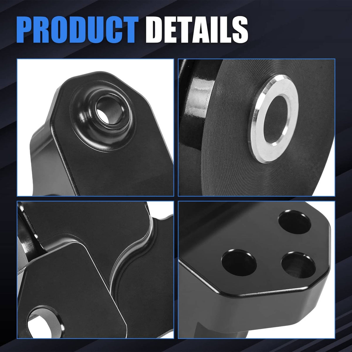 Solidspare For Honda Civic 1992-1995 EG D & B Series Engine Motor Mount Conversion Swap Kit