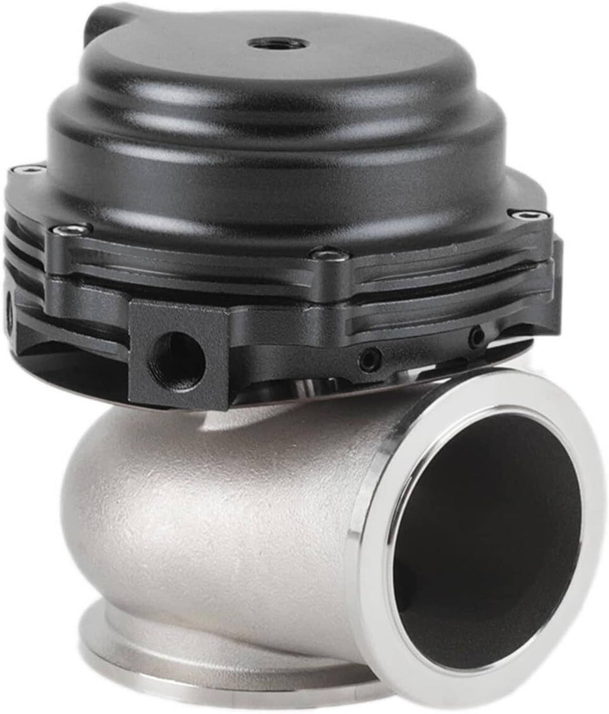 Solidspare Black 44MM Wastegate External Turbo W/ TIAL V-Band Flange Spring MV-R 14PSI