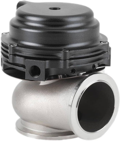 Solidspare Black 44MM Wastegate External Turbo W/ TIAL V-Band Flange Spring MV-R 14PSI